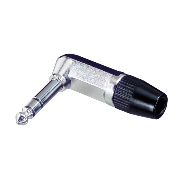Main product image for Rean NYS208 1/4" Stereo Slim Right Angle Phone Plug 092-1618